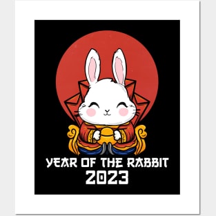 Cute Rabbit Chinese New Year 2023 - Year of the Rabbit 2023 Posters and Art